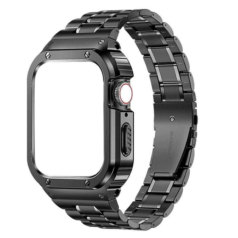 MO 316L Stainless Steel Case with Band for Apple Watch