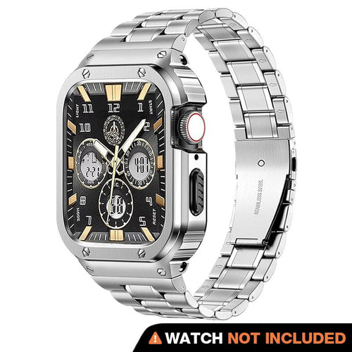 MO 316L Stainless Steel Case with Band for Apple Watch