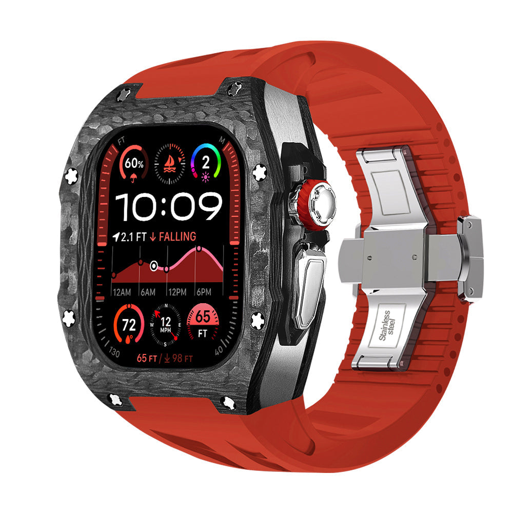 MO 0502 Carbon Fiber Watch Band for Apple Watch 44-49mm